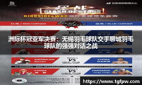 洲际杯冠亚军决赛：无锡羽毛球队交手聊城羽毛球队的强强对话之战